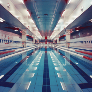 London aquatics center. swimming-pool