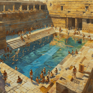 The Ancient Egyptian swimming pool